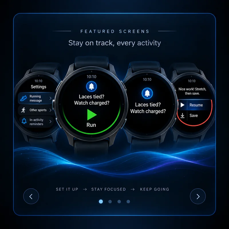 Multi Popup Activity Reminder featured watch screens